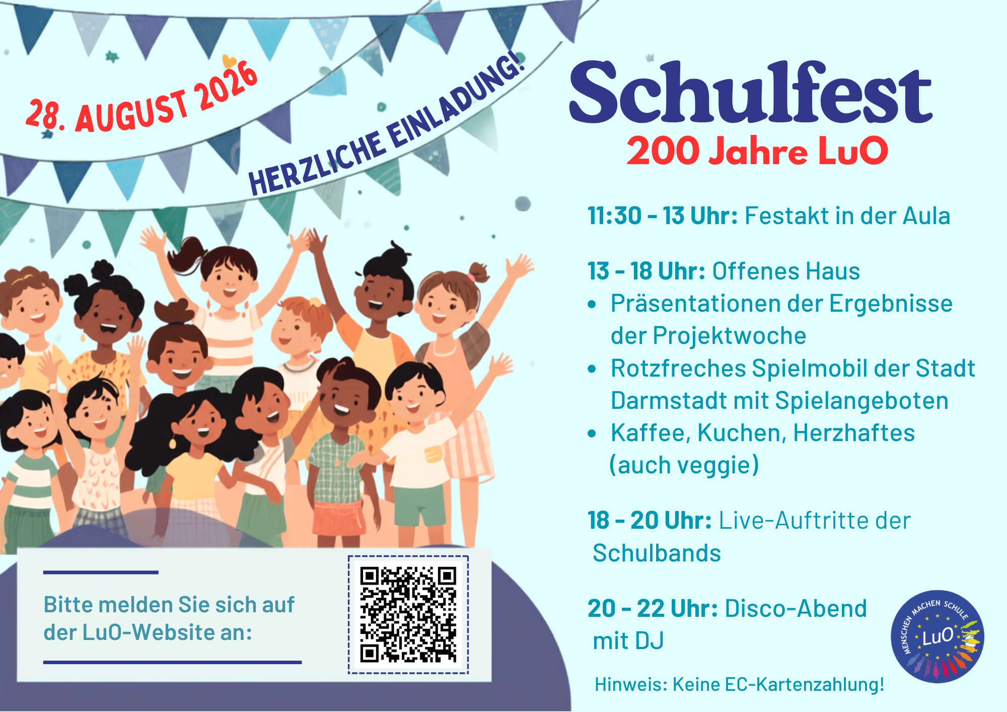 Flyer Schulfest LuO